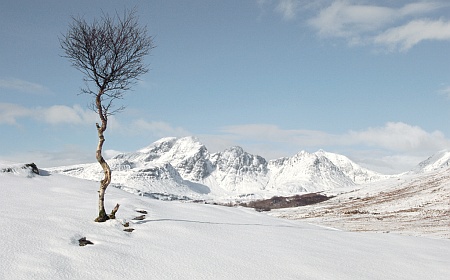 [Blaven in a snowy March]